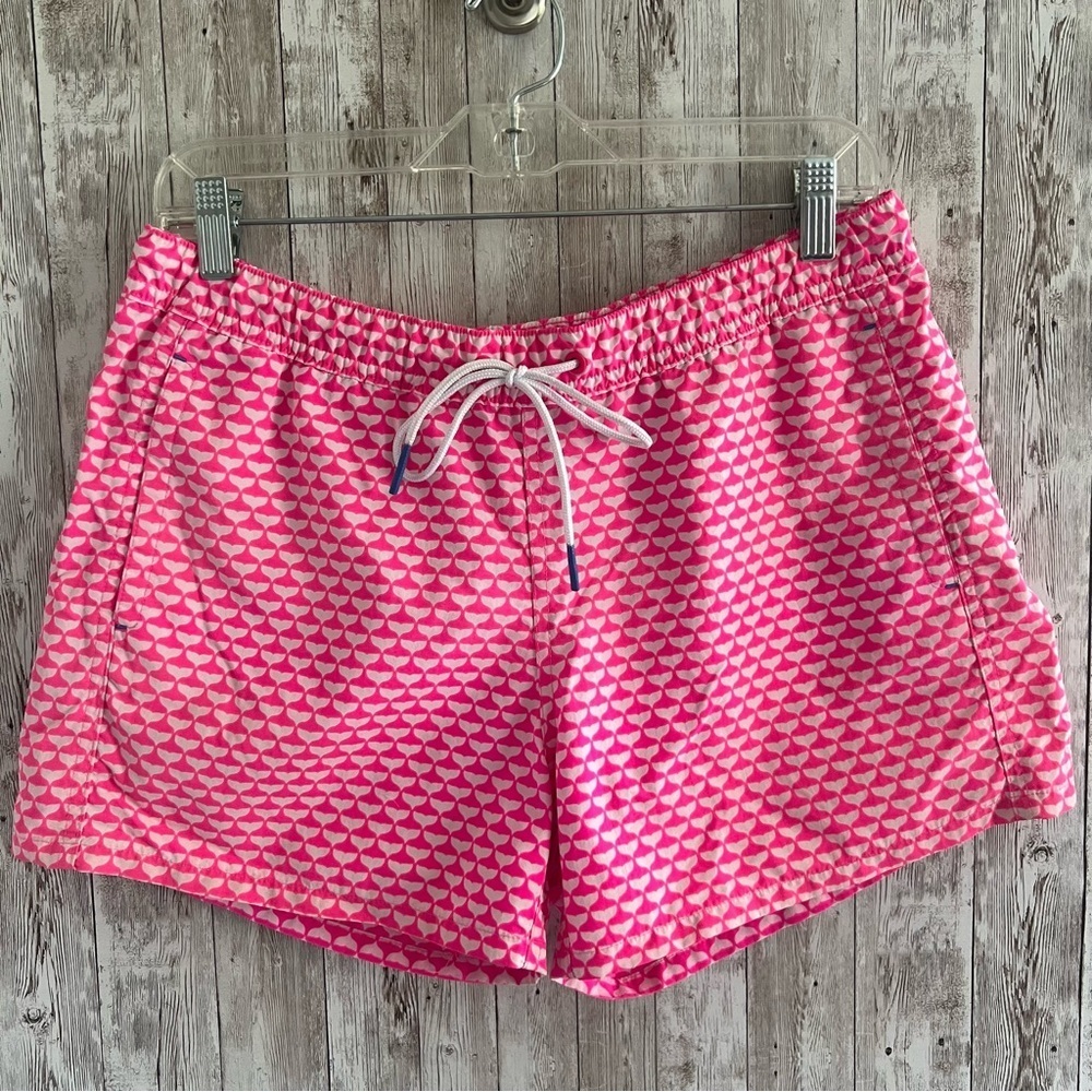 Vineyard Vines Pink Whale Run Around Shorts Small